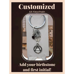 NA Narcotics Anonymous tree of life, gold live your dream keychain! Free goodie